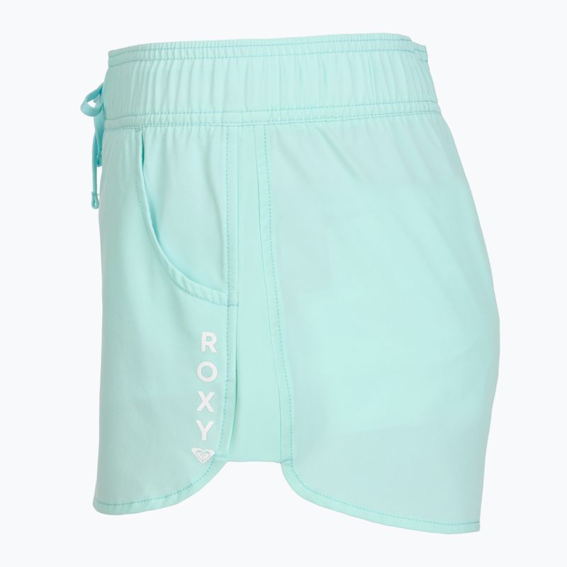 Women's swim shorts ROXY Wave 2'' tanager turquiose 3
