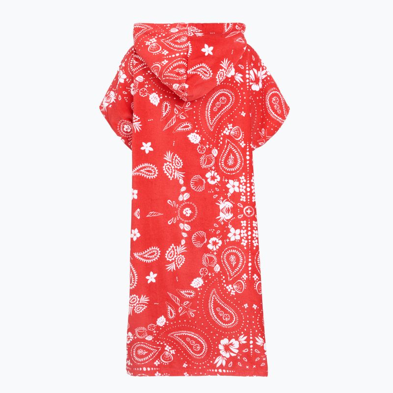 Women's poncho ROXY Stay Magical Printed hibiscus boho bandana bico 2
