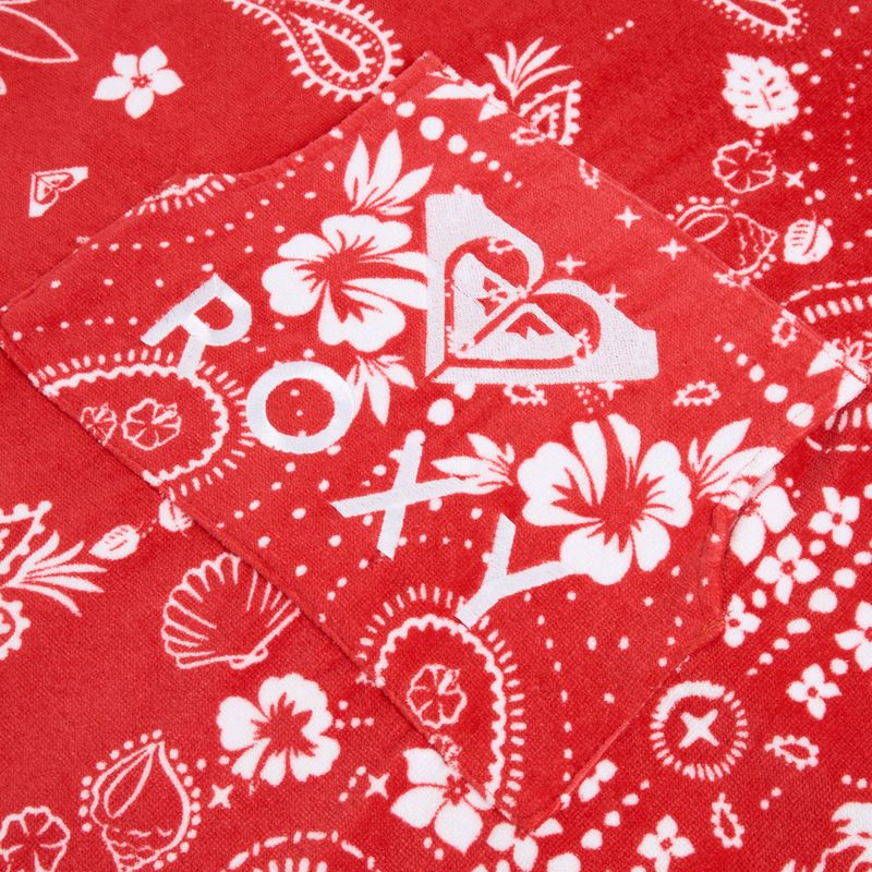 Women's poncho ROXY Stay Magical Printed hibiscus boho bandana bico 3