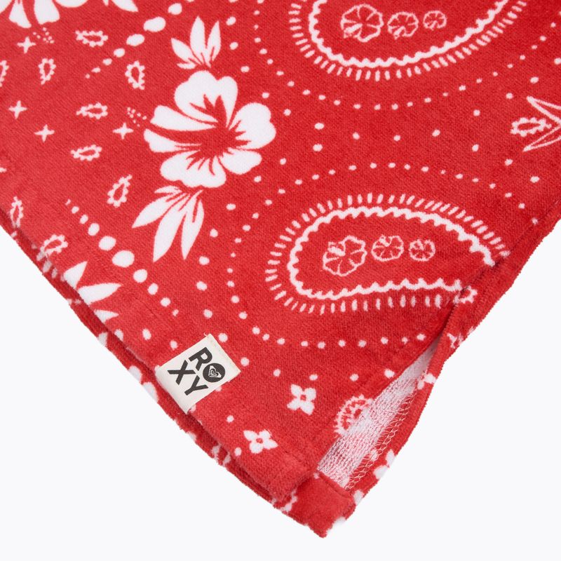 Women's poncho ROXY Stay Magical Printed hibiscus boho bandana bico 4