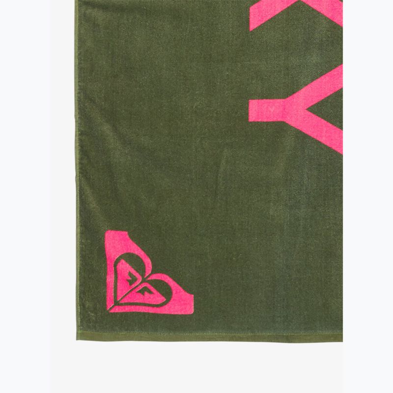 Beach towel ROXY Into The Sun oil green 2