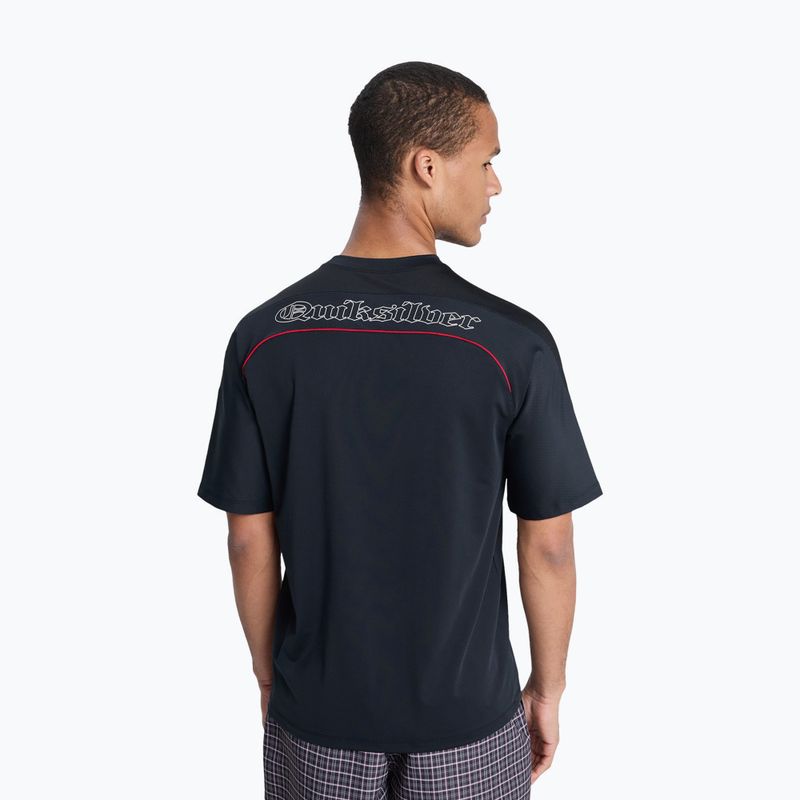 Men's swimming T-shirt Quiksilver Mercury Americana Surf black 2
