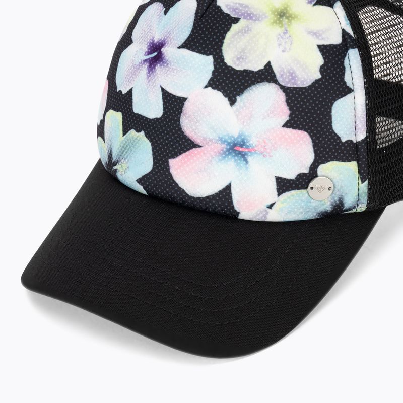 Women's baseball cap ROXY Beautiful Morning anthracite im fleur real 3