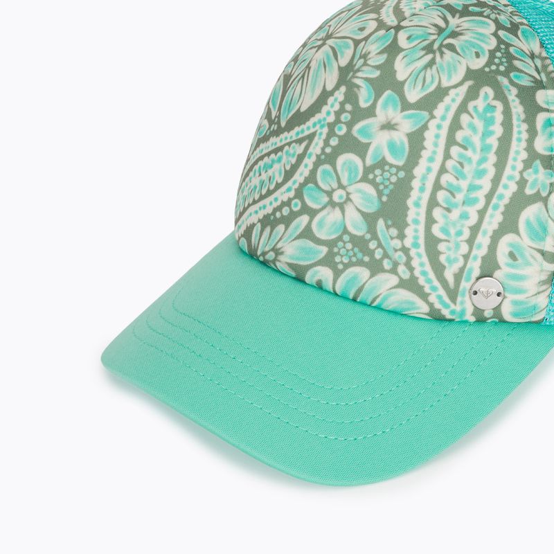Women's baseball cap ROXY Beautiful Morning oil green wildside paisley 3