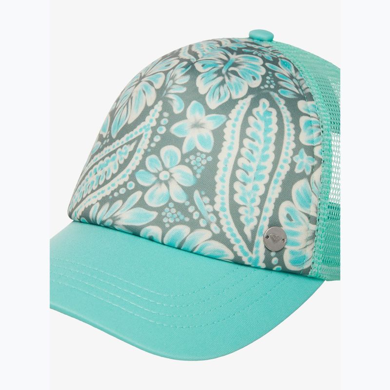 Women's baseball cap ROXY Beautiful Morning oil green wildside paisley 4