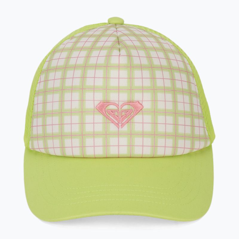 Women's baseball cap ROXY Beautiful Morning cloud dancer swell plaid 2