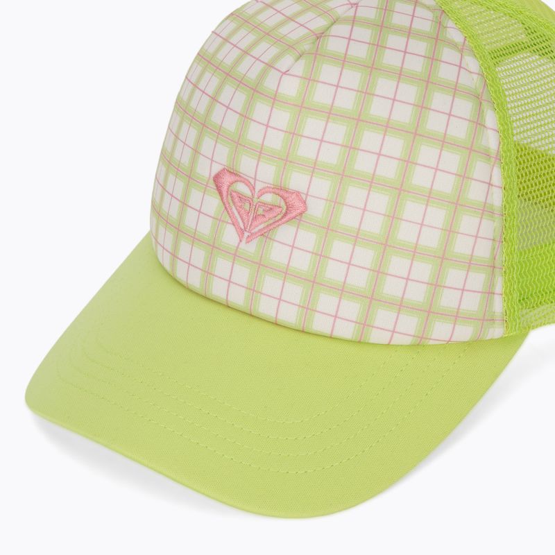 Women's baseball cap ROXY Beautiful Morning cloud dancer swell plaid 3