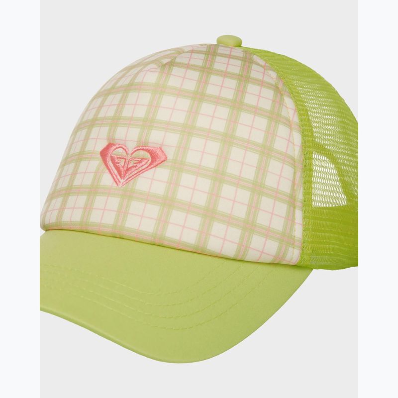 Women's baseball cap ROXY Beautiful Morning cloud dancer swell plaid 4