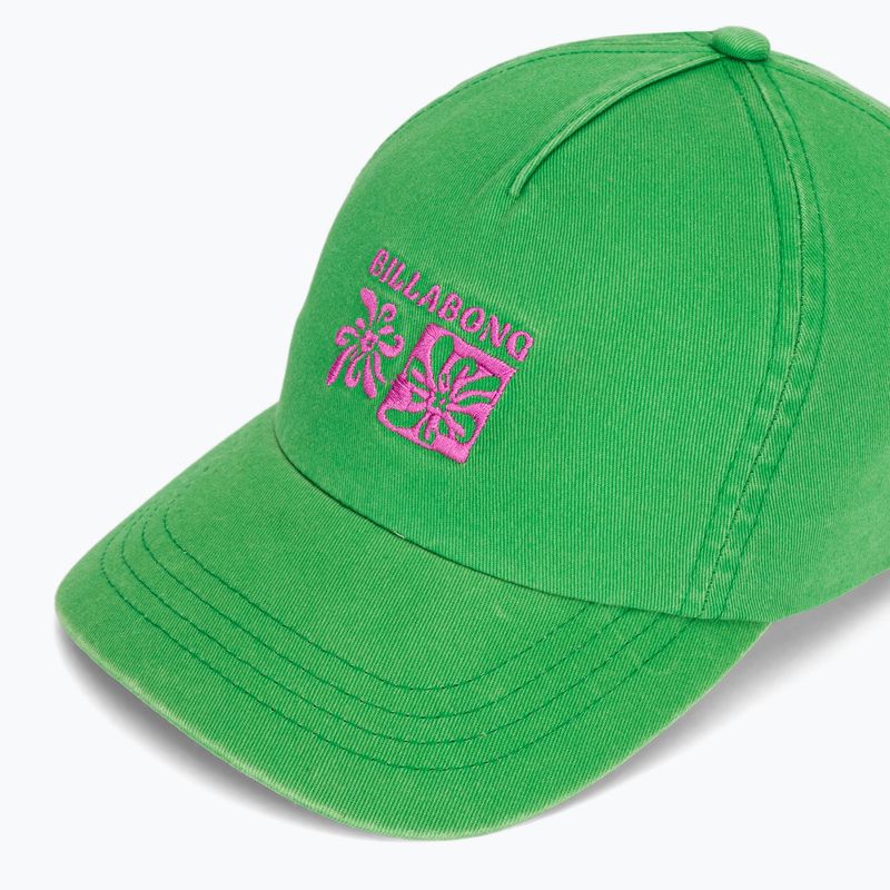 Women's baseball cap Billabong Hot Weather summer green 3