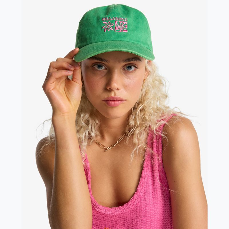 Women's baseball cap Billabong Hot Weather summer green 5