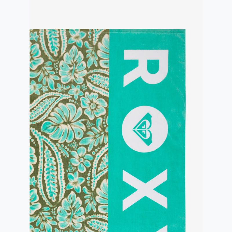 Beach towel ROXY Cold Water Printed oil green wildside paisley 2