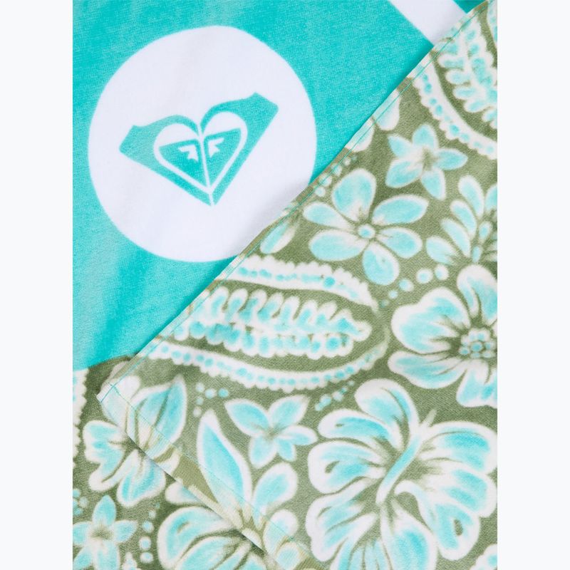 Beach towel ROXY Cold Water Printed oil green wildside paisley 3