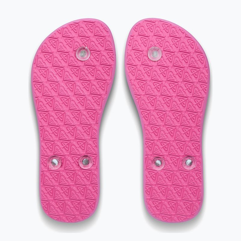 Children's flip-flops ROXY Viva Jelly sangria sunset 3