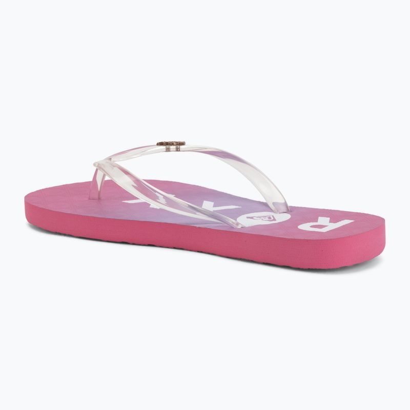 Children's flip-flops ROXY Viva Jelly sangria sunset 3