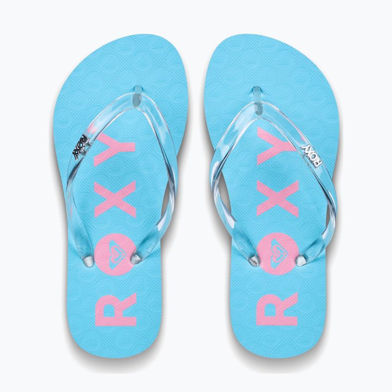 Children's flip-flops ROXY Viva Jelly aqua splash 2