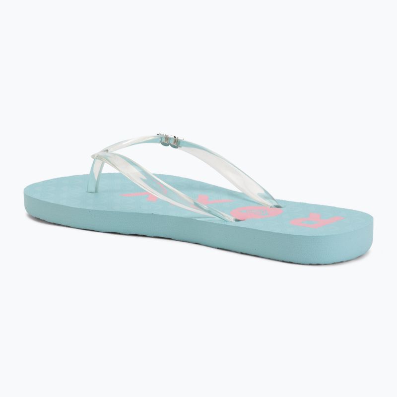 Children's flip-flops ROXY Viva Jelly aqua splash 3