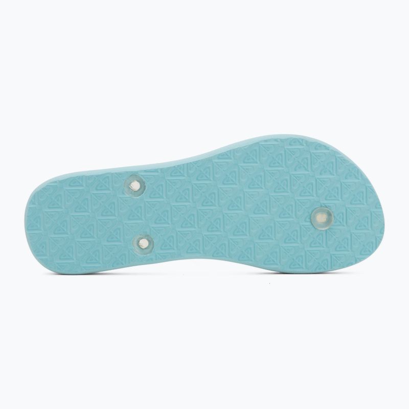 Children's flip-flops ROXY Viva Jelly aqua splash 4