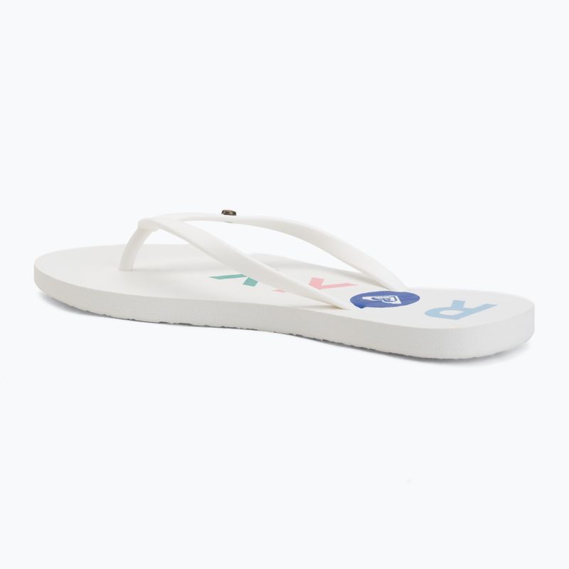 Women's flip-flops ROXY Sandy III white multi 1 3