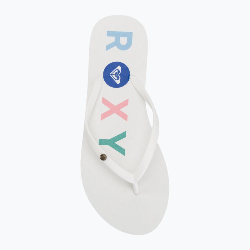 Women's flip-flops ROXY Sandy III white multi 1 5