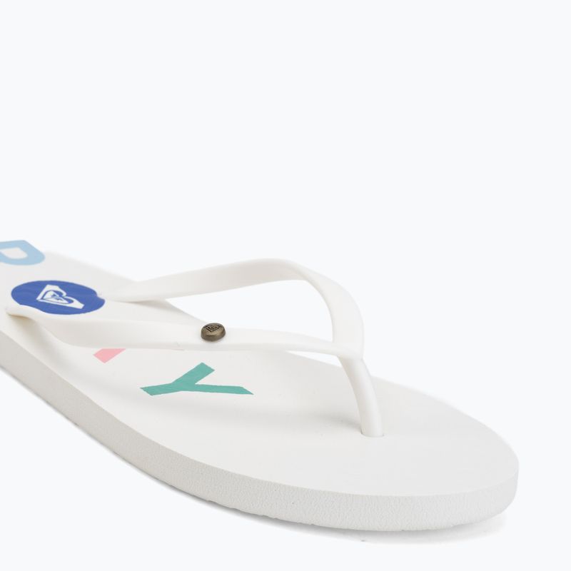 Women's flip-flops ROXY Sandy III white multi 1 7