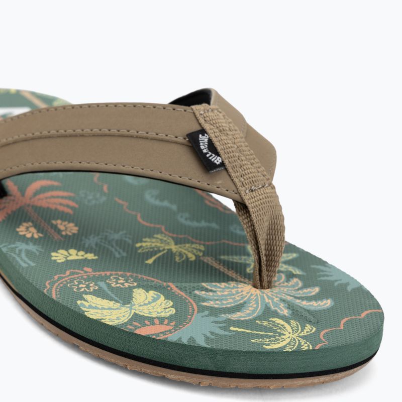 Men's flip-flops Billabong All Day Impact Print moss green 7