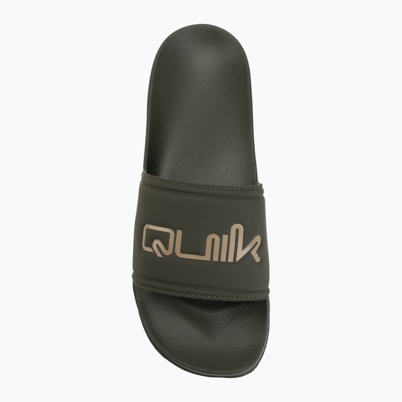 Men's slides Quiksilver Sessions Slide grape leaf 5