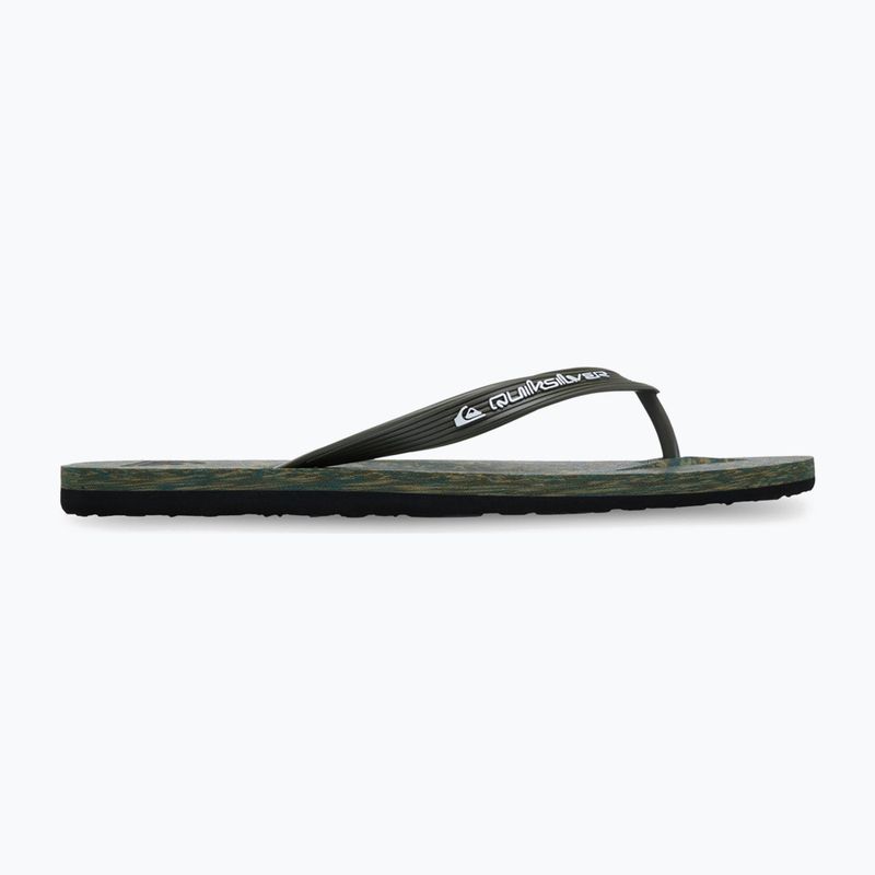 Men's flip-flops Quiksilver Molokai Recycled grape leaf 2