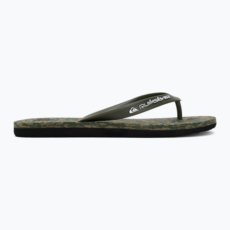 Men's flip-flops Quiksilver Molokai Recycled grape leaf 2