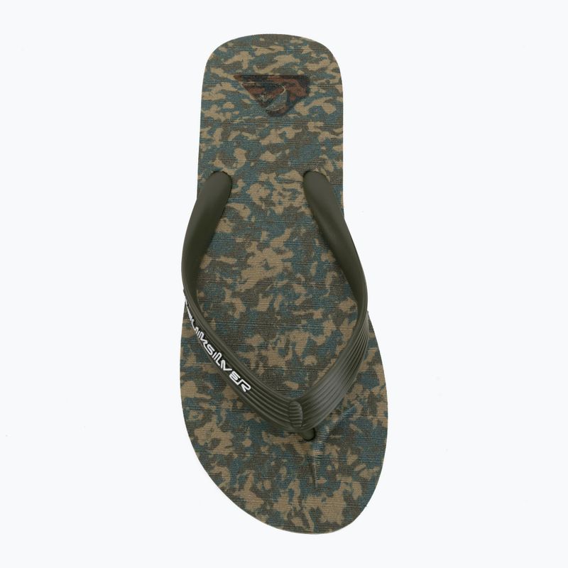 Men's flip-flops Quiksilver Molokai Recycled grape leaf 5