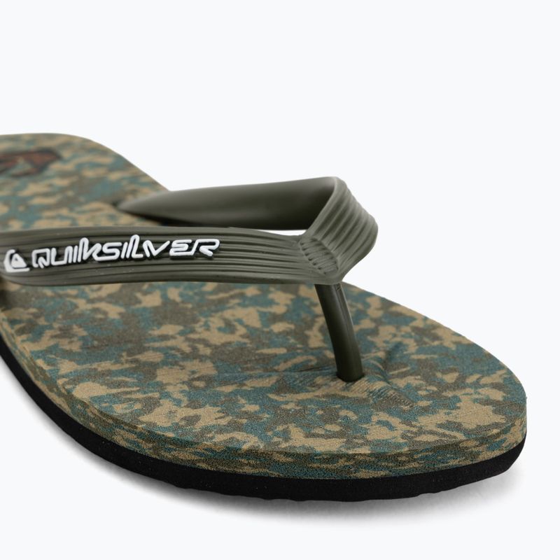 Men's flip-flops Quiksilver Molokai Recycled grape leaf 7