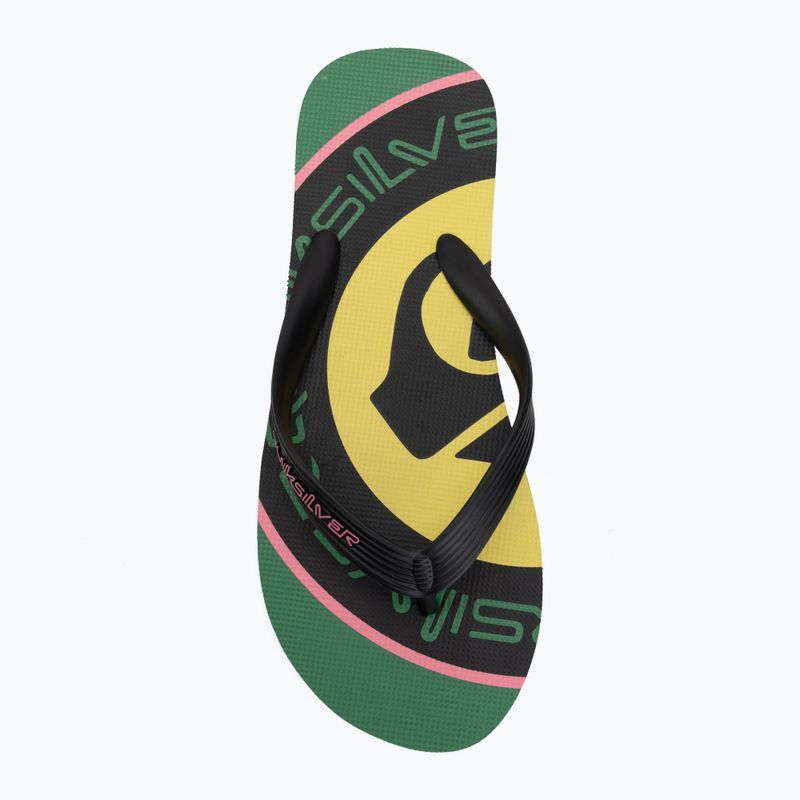 Men's flip-flops Quiksilver Molokai Screen leprechaun 5