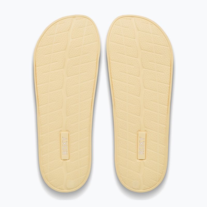 Women's slides ROXY Slippy II Printed gold haze 3