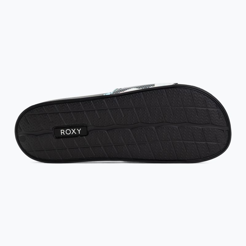 Women's slides ROXY Slippy II Printed black multi 1 4