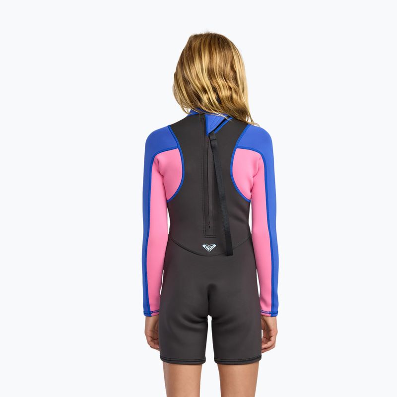 Children's wetsuit ROXY Prologue+ LS Springsuit 2/2 mm cobalt 2