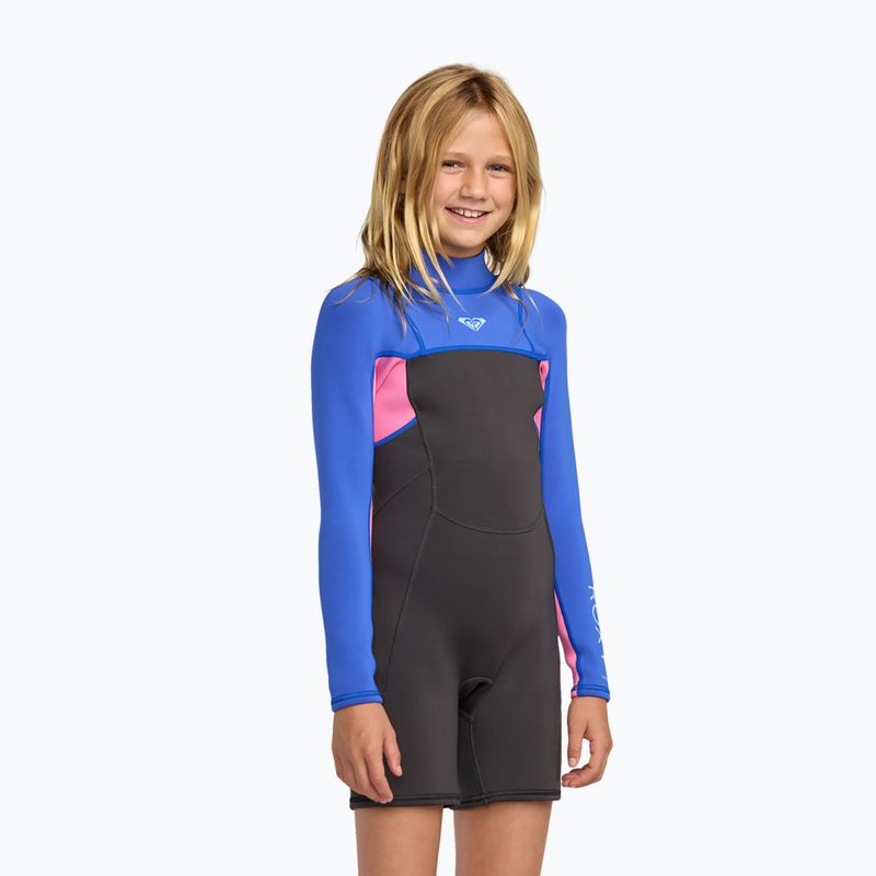 Children's wetsuit ROXY Prologue+ LS Springsuit 2/2 mm cobalt 3