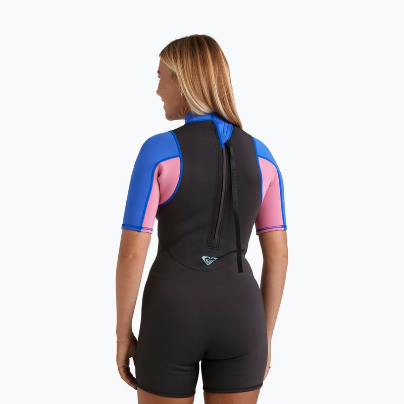 Women's wetsuit ROXY 2/2 mm Prologue+ SS Springsuit Flock cobalt 3