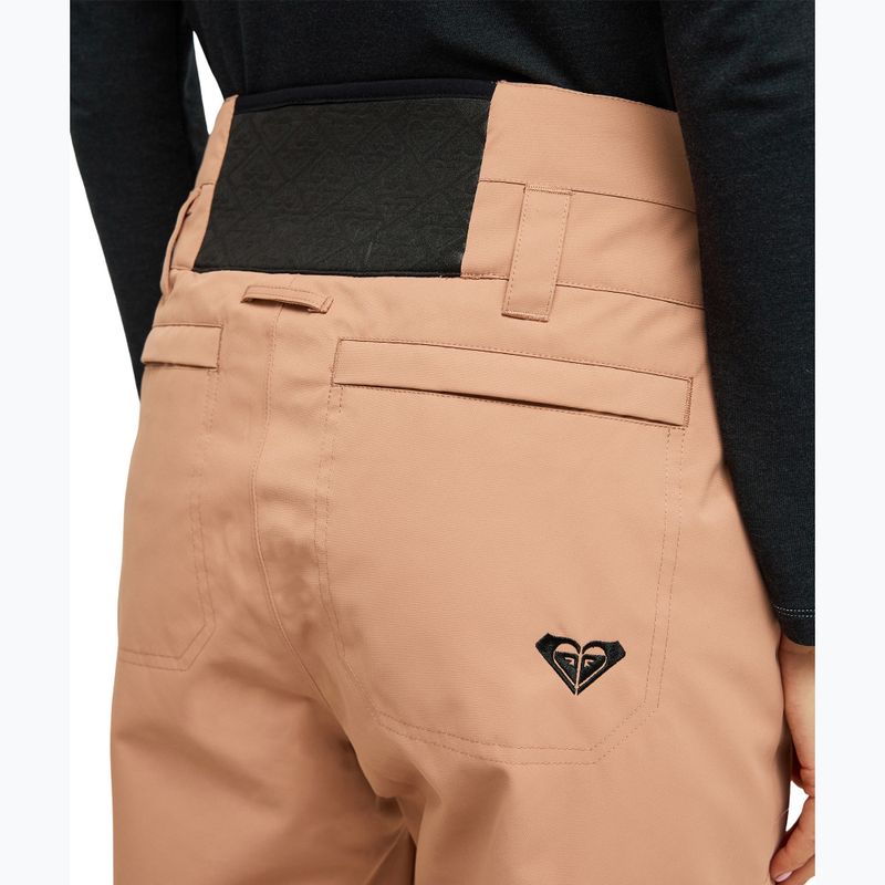 Women's snowboard trousers Roxy Diversion cafe au lait 6