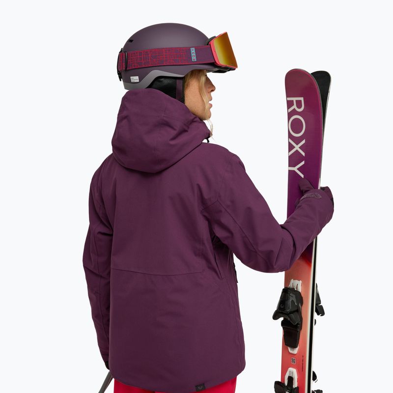 Women's snowboard jacket ROXY 20K Ice Haven blackberry wine 2