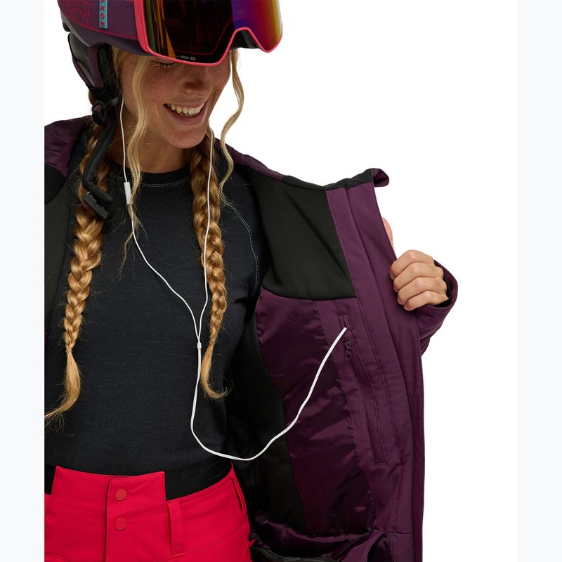 Women's snowboard jacket ROXY 20K Ice Haven blackberry wine 5