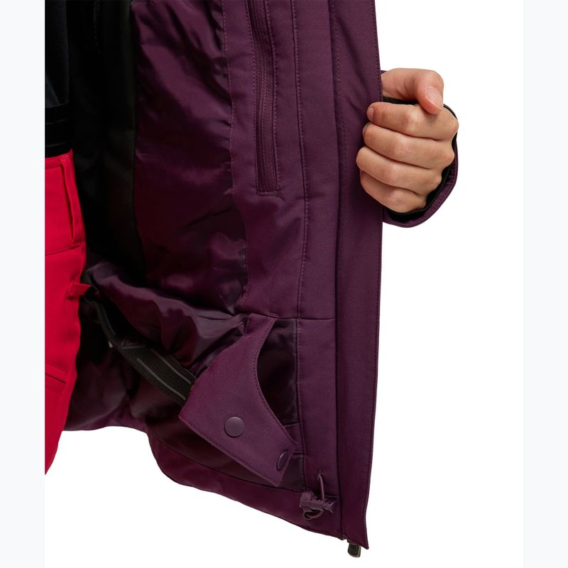 Women's snowboard jacket ROXY 20K Ice Haven blackberry wine 8