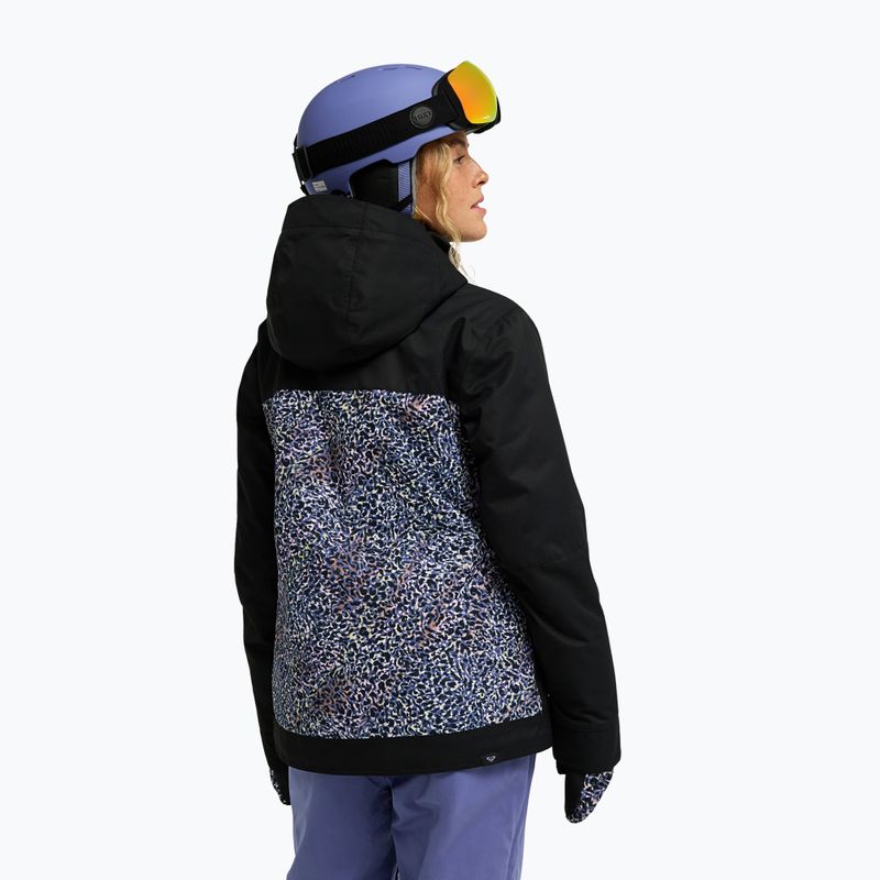 Women's snowboard jacket ROXY Brylee twilight purple wildin out 2