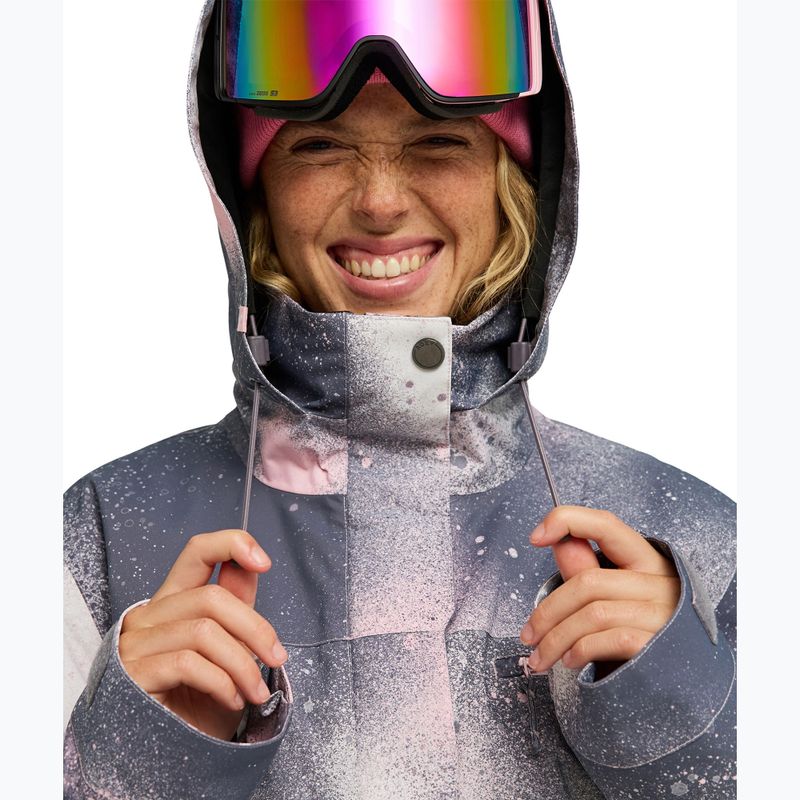 Women's snowboard jacket ROXY Brylee shark frostbite 4