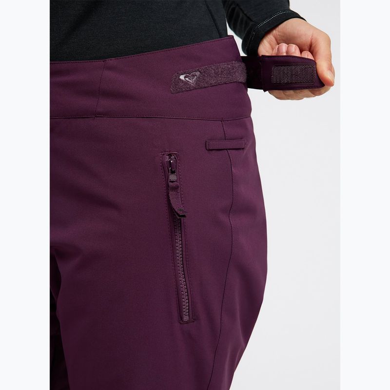 Women's snowboard trousers ROXY Alpine Ridge blackberry wine 6