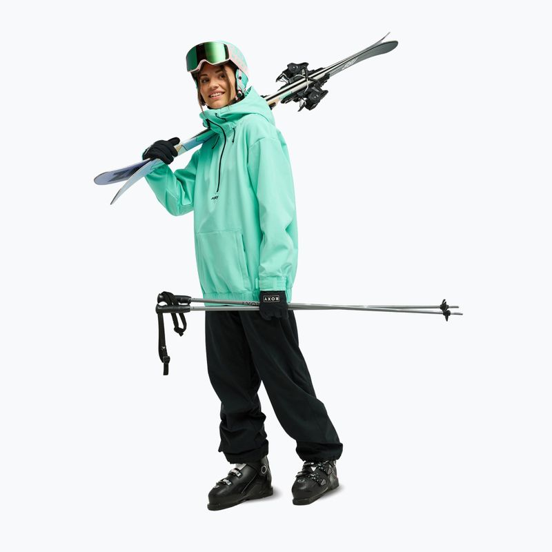 Women's snowboard jacket ROXY Frostbliss Softshell Overhead opal 2