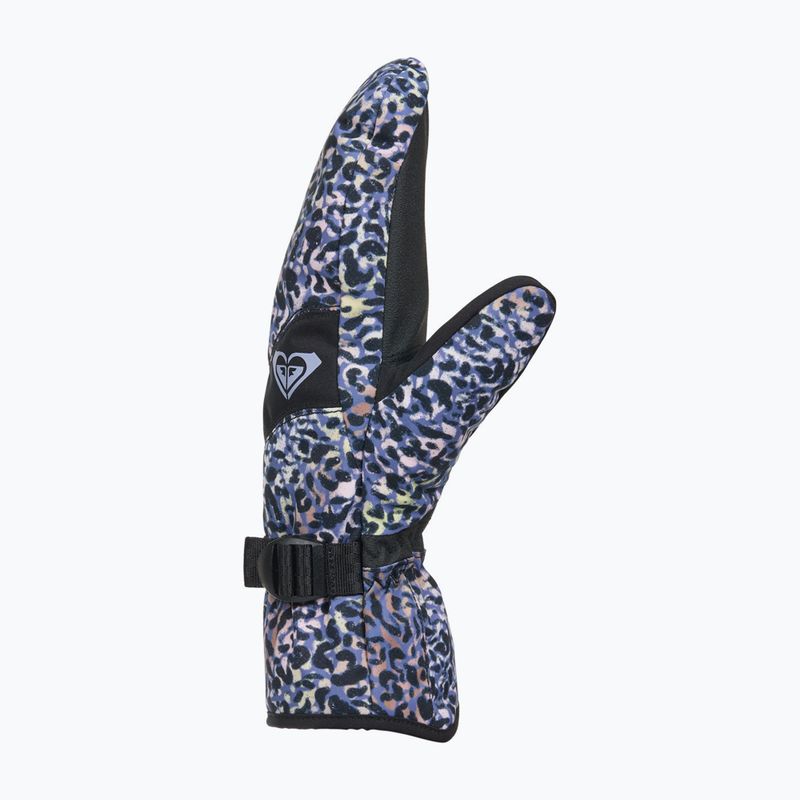 Women's snowboard gloves ROXY Jetty Mitt Twilight Purple Wildin Out 2