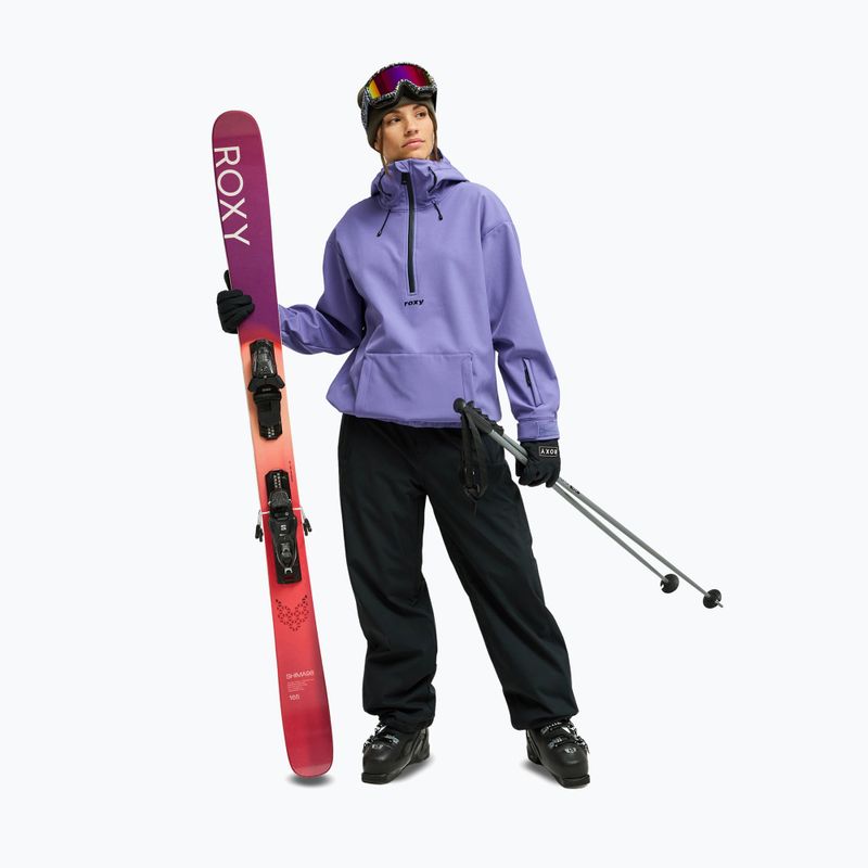 Women's snowboard jacket ROXY Frostbliss Softshell Overhead twilight purple 2