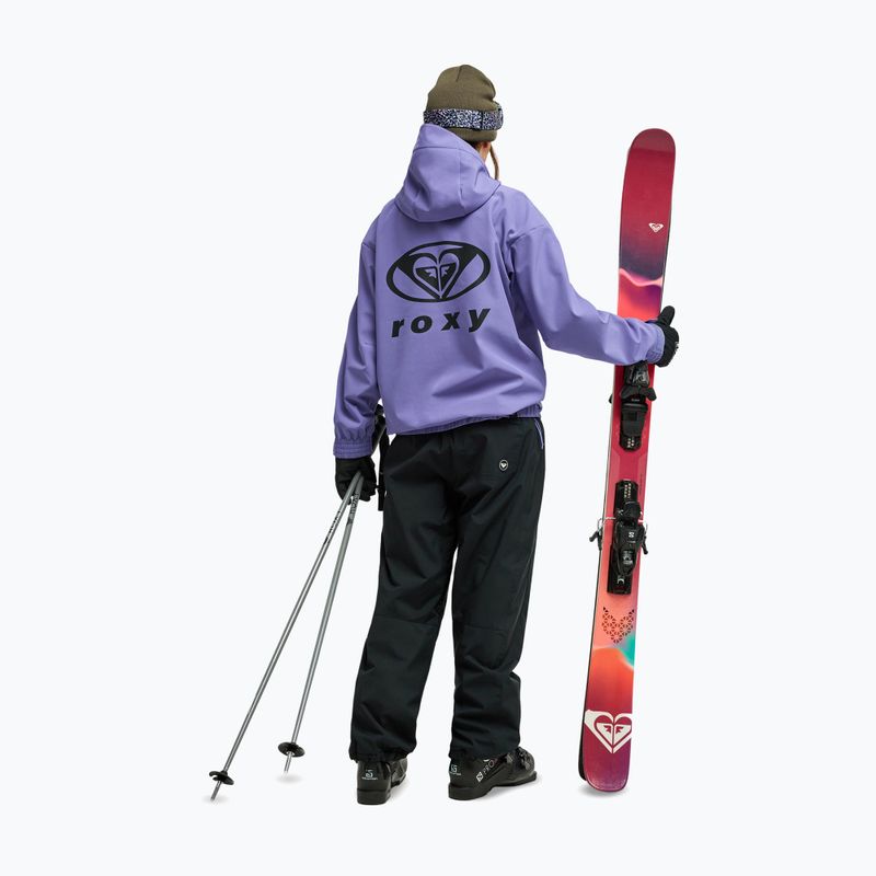 Women's snowboard jacket ROXY Frostbliss Softshell Overhead twilight purple 5