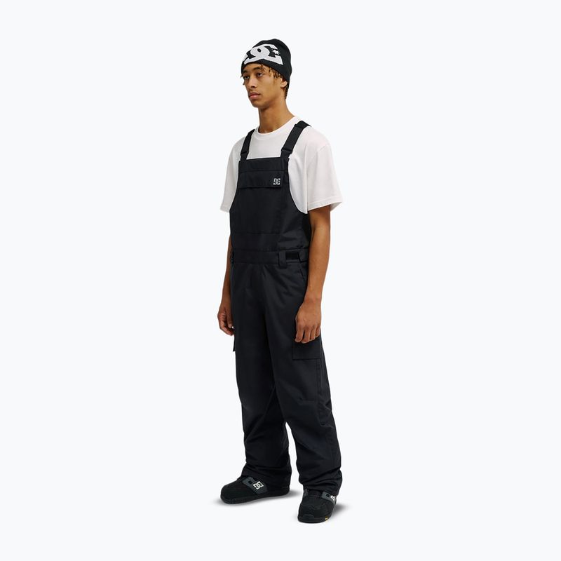 Men's snowboard trousers DC Docile Bib 10K black 3