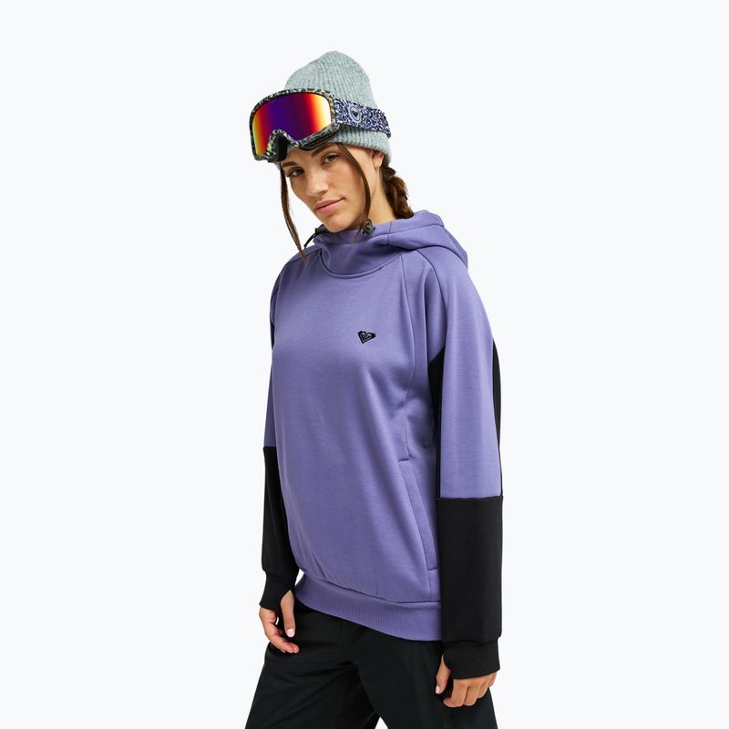 Children's snowboard sweatshirt ROXY Liberty Hoodie twilight purple 5