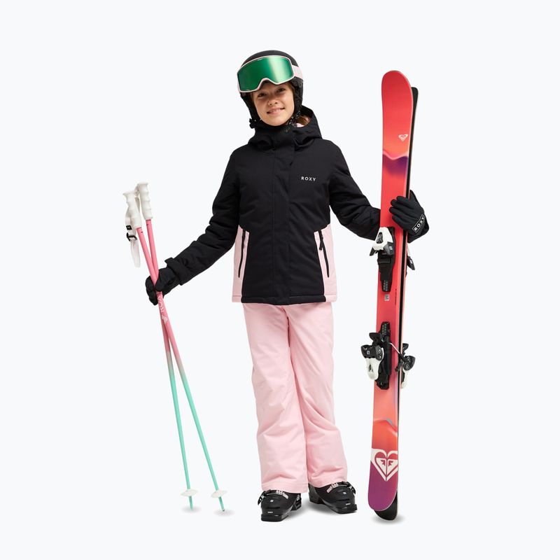Children's snowboard jacket ROXY Snowflare true black 2